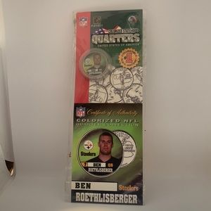 Ben Roethlisberger Steelers Colorized State Quarter (MISC3)